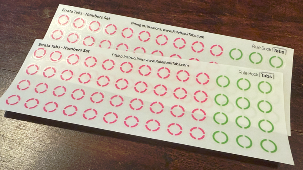 Errata Tabs